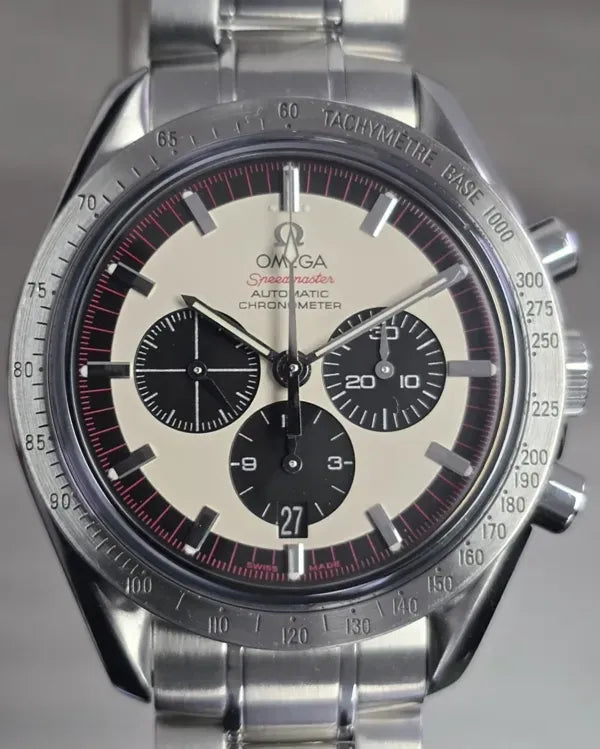 Omega Speedmaster "Michael Schumacher The Legend" L.E. 42MM White Dial Steel Bracelet (3559.32.00)