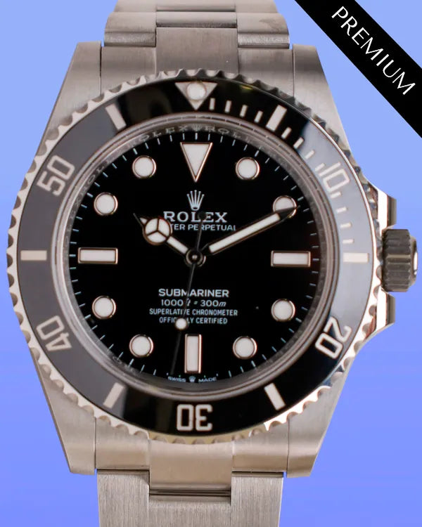 2024 Rolex Submariner No-Date 41MM Black Dial Oyster Bracelet (124060)