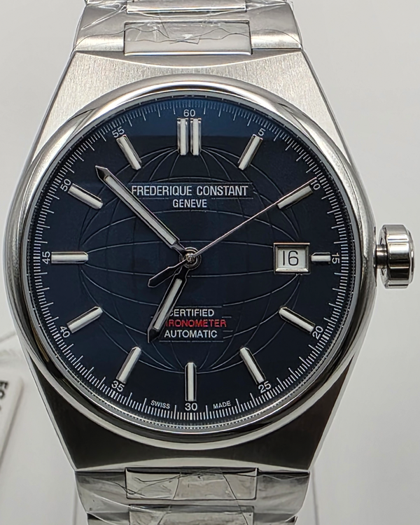 Frederique Constant Highlife 39MM Blue Dial Steel Bracelet (FC-303BL3NH6B)