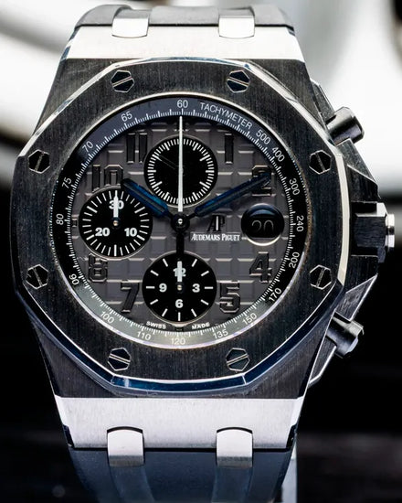 Audemars Piguet Royal Oak Offshore Chronograph "Elephant" 42MM Grey Dial Rubber Strap (26470ST.OO.A104CR.01)