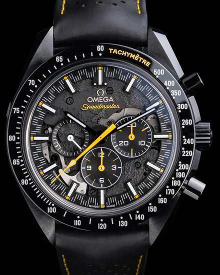 2022 Omega Speedmaster Dark Side of the Moon "Apollo 8" 44.25MM Black Dial Leather Strap (311.92.44.30.01.001)