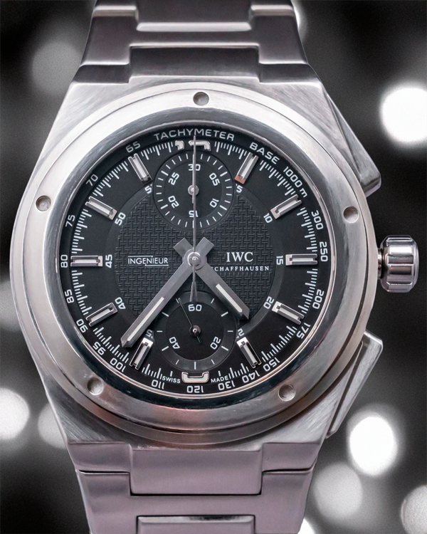 IWC Schaffhausen Ingenieur AMG 42MM Black Dial Steel Bracelet (IW372501)