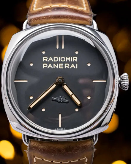 Panerai Radiomir 3 Days "S.L.C." L.E. 47MM Brown Dial Leather Strap (PAM00425)