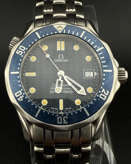Omega Seamaster Diver 300M 36.25MM Quartz Blue Dial Steel Bracelet (2561.80.00)
