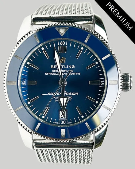 Breitling Superocean Heritage II 42MM Blue Dial Steel Bracelet (AB2010)