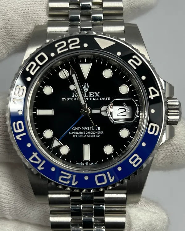 2019 Rolex GMT-Master II "Batgirl" 40MM Black Dial Jubilee Bracelet (126710BLNR)