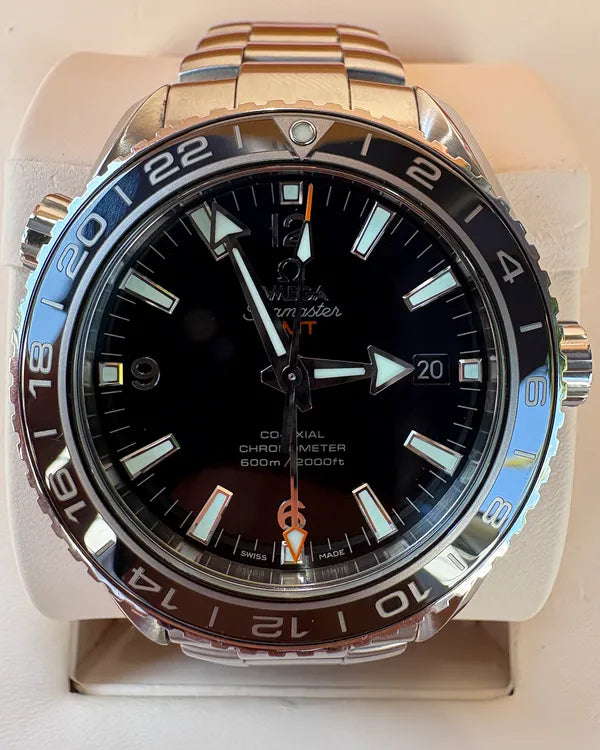 2019 Omega Seamaster Planet Ocean 600M 43.5MM Black Dial Steel Bracelet (232.30.44.22.01.001)