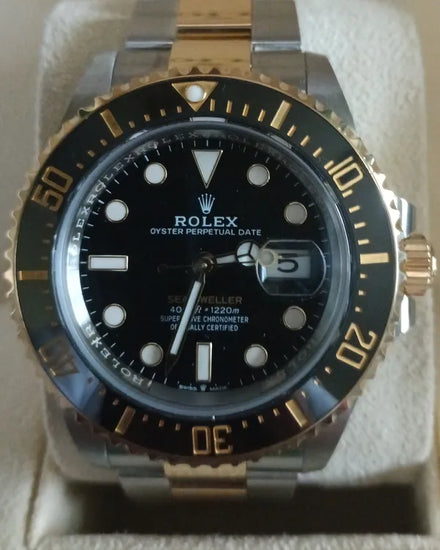 2023 Rolex Sea-Dweller 43MM Black Dial Two-Tone Oyster Bracelet (126603)