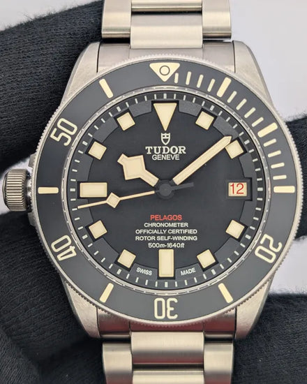 2024 Tudor Pelagos 42MM Black Dial Titanium Bracelet (25610TNL)
