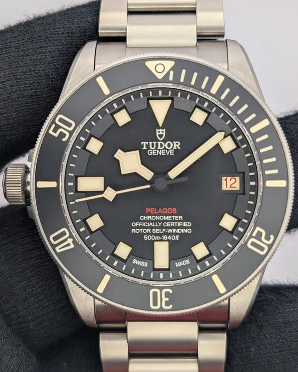 2024 Tudor Pelagos 42MM Black Dial Titanium Bracelet (25610TNL)