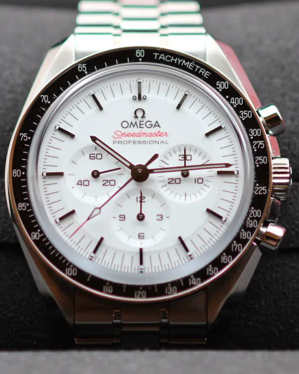 2023 Omega Speedmaster Professional Moonwatch 42MM White Dial Steel Bracelet (310.30.42.50.04.001)
