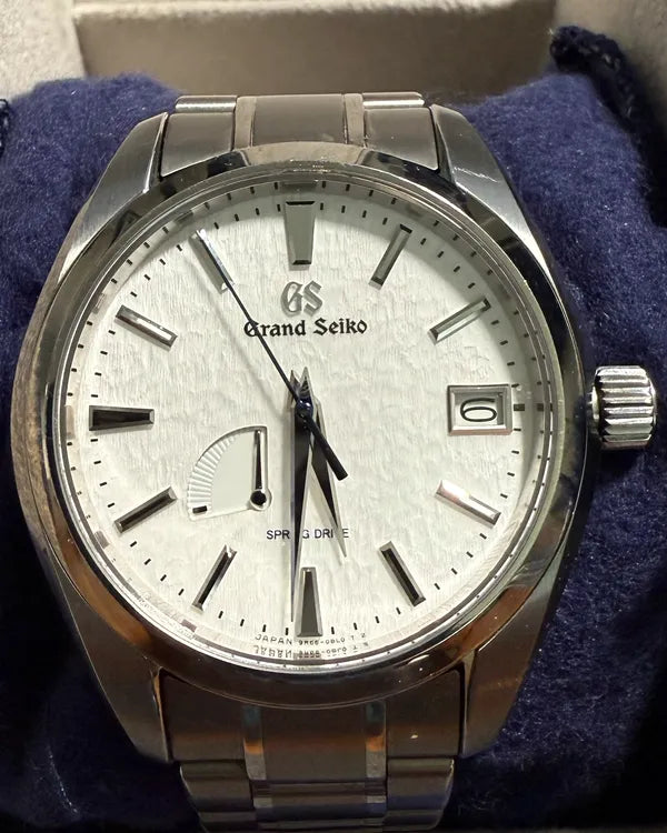 No Reserve - 2024 Grand Seiko Heritage Collection 41MM White Dial Titanium Bracelet (SBGA211)