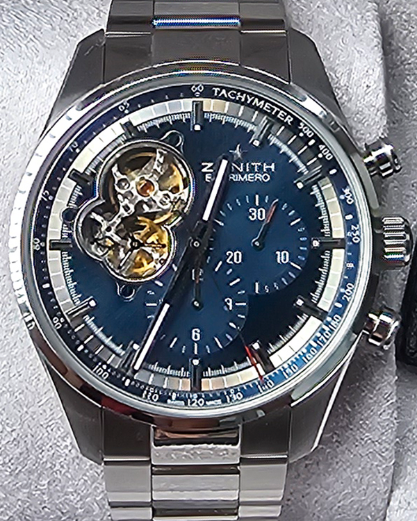 Zenith Chronomaster El Primero 42MM Blue Dial Steel Bracelet (03.20416.4061/51.M2040)