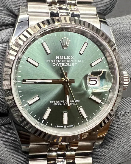 2025 Rolex Datejust 36MM Green Dial Jubilee Bracelet (126234)