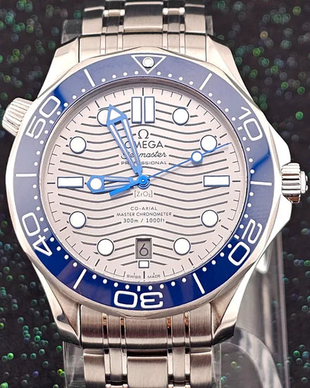 2023 Omega Seamaster Diver 300M 42MM Grey Dial Steel Bracelet (210.30.42.20.06.001)