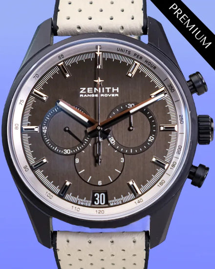 2022 Zenith El Primero Chronomaster "Range Rover" 42MM Grey Dial Rubber Strap (24.2040.400)