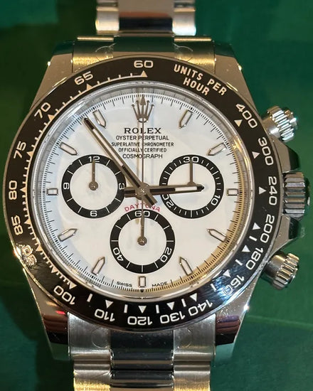 2025 Rolex Cosmograph Daytona "Panda" 40MM White Dial Oyster Bracelet (126500LN)