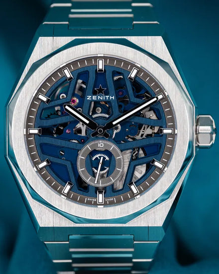 2025 Zenith Defy Skyline 41MM Skeleton Dial Steel Bracelet (03.9300.3620/79.I001)