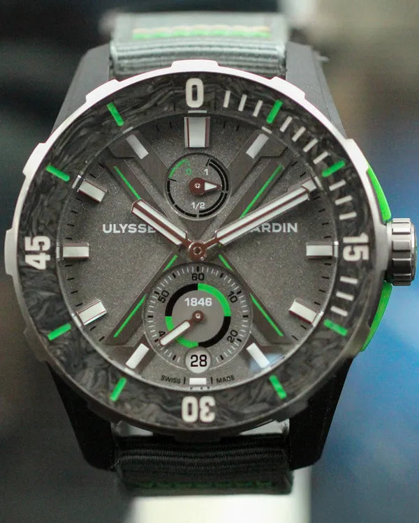 2022 Ulysse Nardin Diver "The Ocean Race" L.E. 44MM Grey Dial Textile Strap (1183-170LE-1A-TOR/0A)