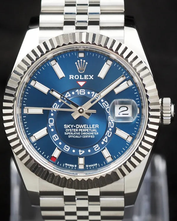 2025 Rolex Sky-Dweller 42MM Blue Dial Jubilee Bracelet (336934)
