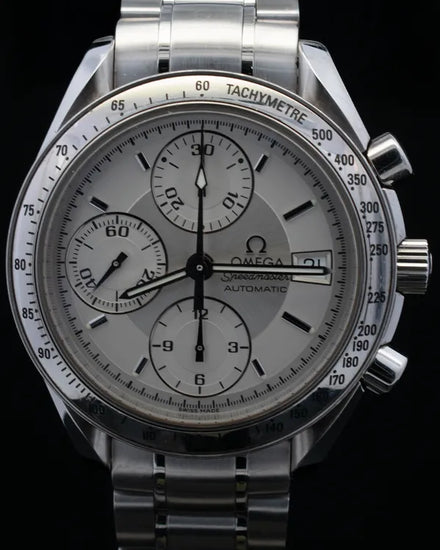 Omega Speedmaster Date 39MM Silver Dial Steel Bracelet (3513.30.00)