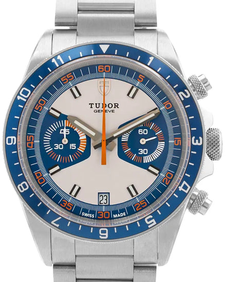 Tudor Heritage Chrono 42MM Blue Dial Steel Bracelet (70330B)