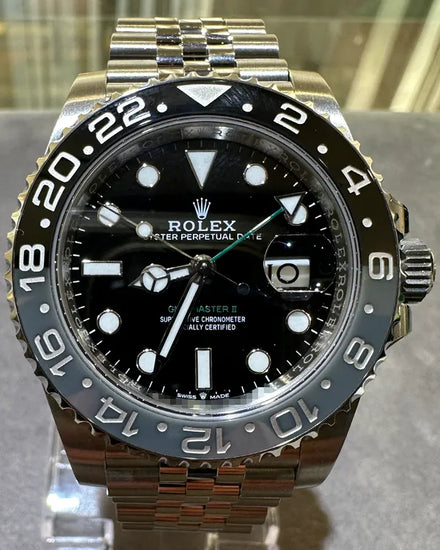 2025 Rolex GMT-Master II "Bruce Wayne" 40MM Black Dial Jubilee Bracelet (126710GRNR)