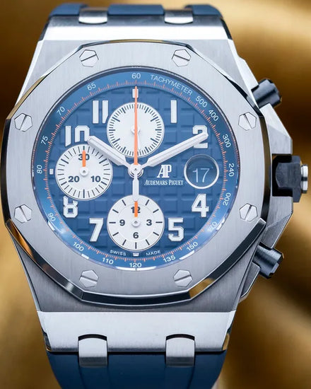 2016 Audemars Piguet Royal Oak Offshore 42MM Blue Dial Rubber Strap (26470ST.OO.A027CA.01)