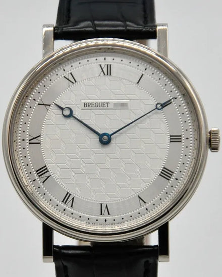 Breguet Classique 41MM Silver Dial Leather Strap (5967BB)