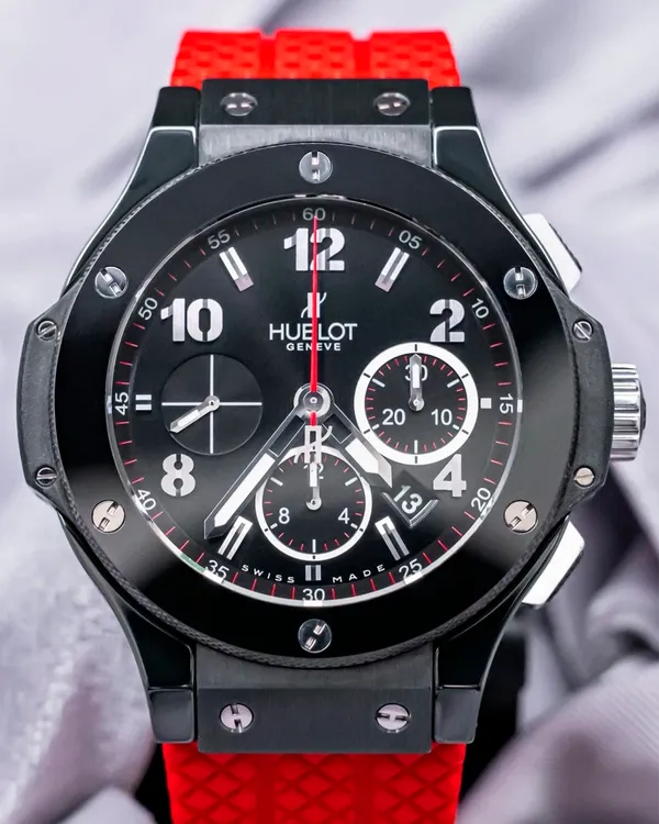 2013 Hublot Big Bang Black Magic 44MM Black Dial Rubber Strap (301.CX.130.RX)