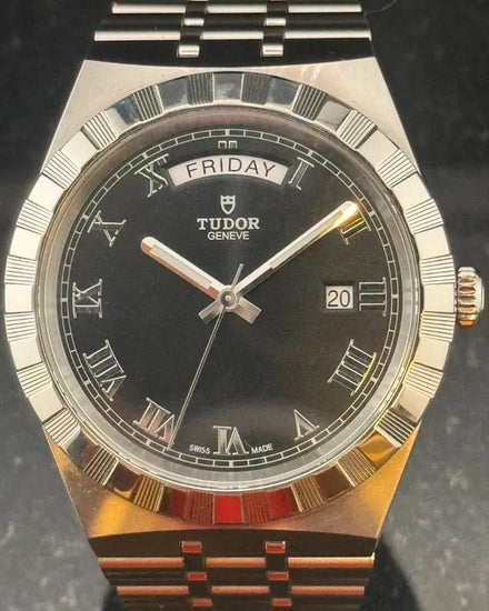 2021 Tudor Royal 41MM Black Dial Steel Bracelet (28600)