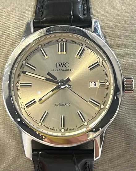 IWC Schaffhausen Ingenieur 40MM Silver Dial Leather Strap (IW357001)