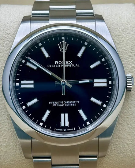 2025 Rolex Oyster Perpetual 41MM Black Dial Oyster Bracelet (124300)