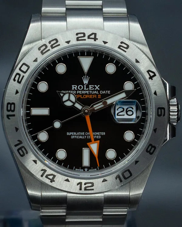 2025 Rolex Explorer II 42MM Black Dial Oyster Bracelet (226570)
