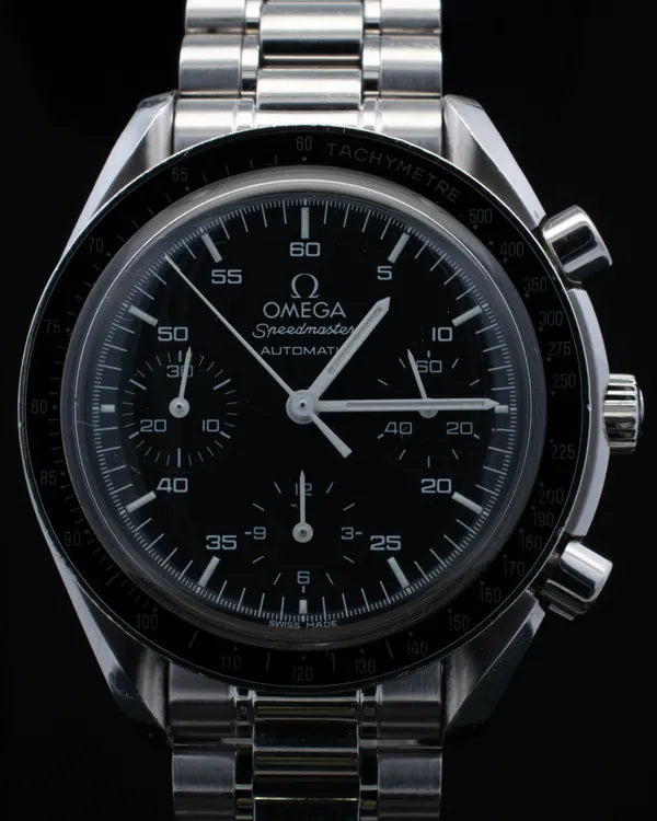 Omega Speedmaster Reduced 39MM Black Dial Steel Bracelet (3510.50.00)