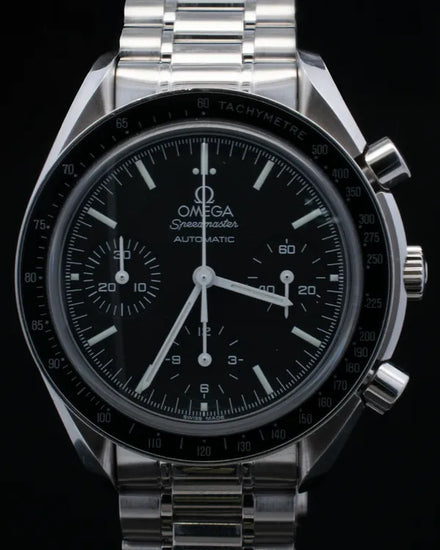 Omega Speedmaster Reduced 39MM Black Dial Steel Bracelet (3539.50.00)