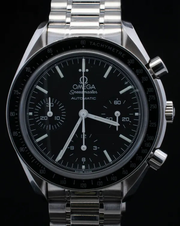 2021 Omega Speedmaster Reduced 39MM Black Dial Steel Bracelet (3539.50.00)