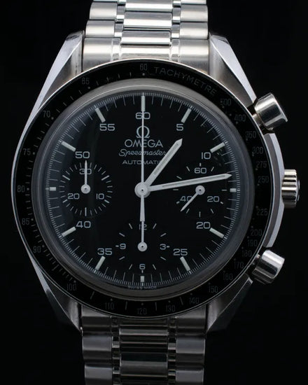 Omega Speedmaster Reduced 39MM Black Dial Steel Bracelet (3510.50.00)