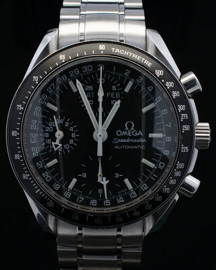 Omega Speedmaster Day Date 39MM Black Dial Steel Bracelet (3520.50.00)