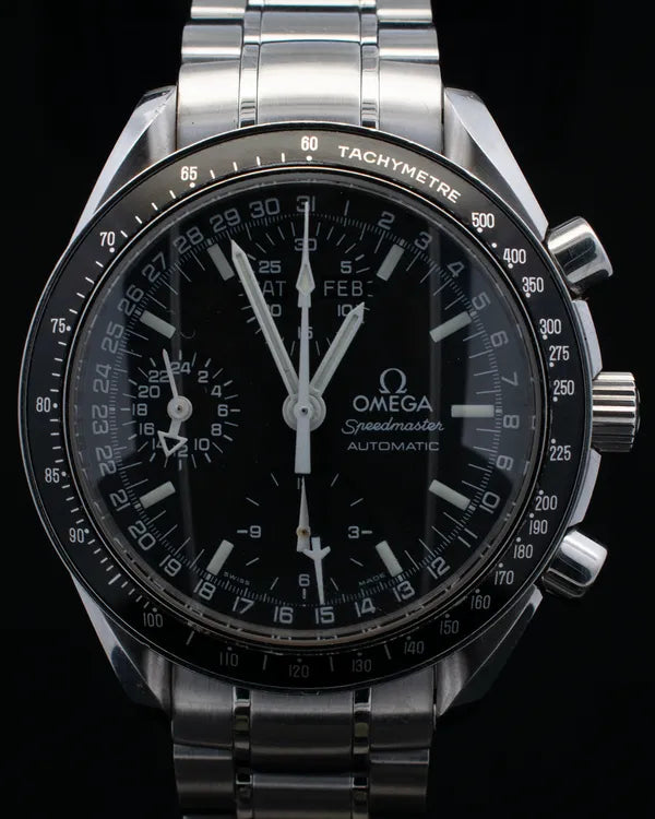 Omega Speedmaster Day Date 39MM Black Dial Steel Bracelet (3520.50.00)