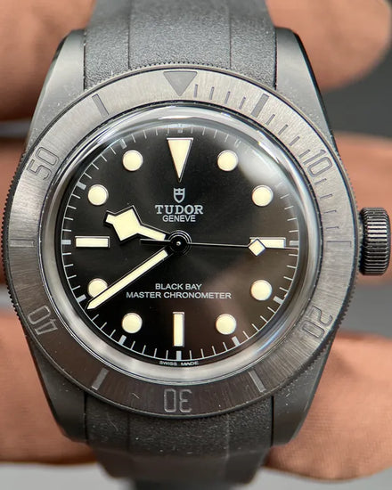 2021 Tudor Black Bay 41MM Black Dial Aftermarket Rubber Strap (79210CNU)