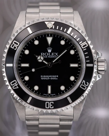 2001 (K Serial) Rolex Submariner No Date 40MM Black Dial Oyster Bracelet (14060M)