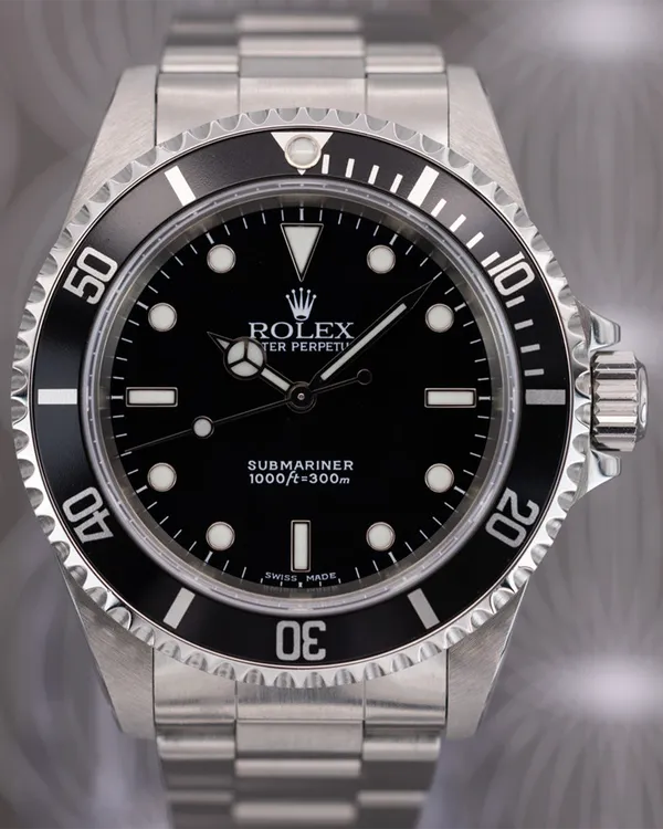 Rolex Submariner No Date 40MM Black Dial Oyster Bracelet (14060)