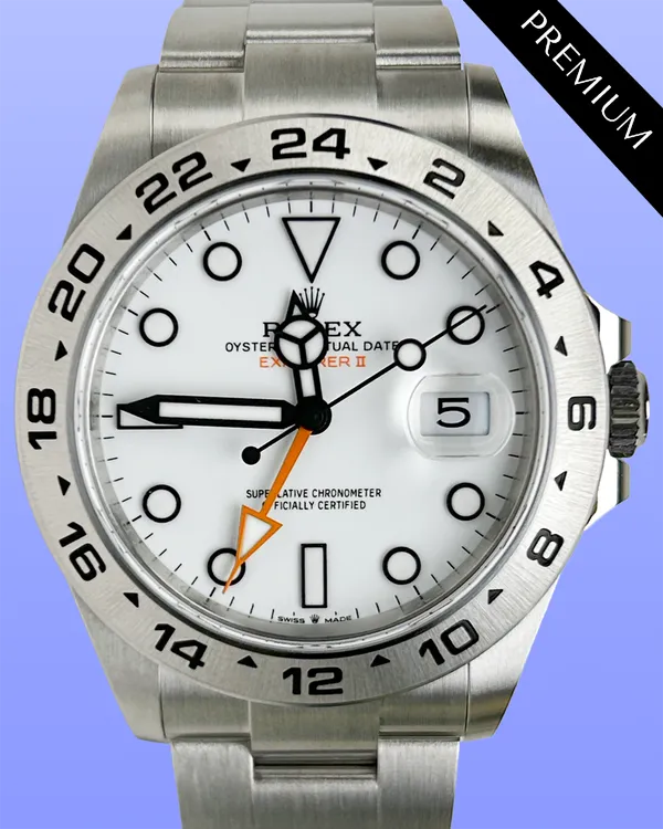 2025 Rolex Explorer II "Polar" 42MM White Dial Steel Bracelet (226570)