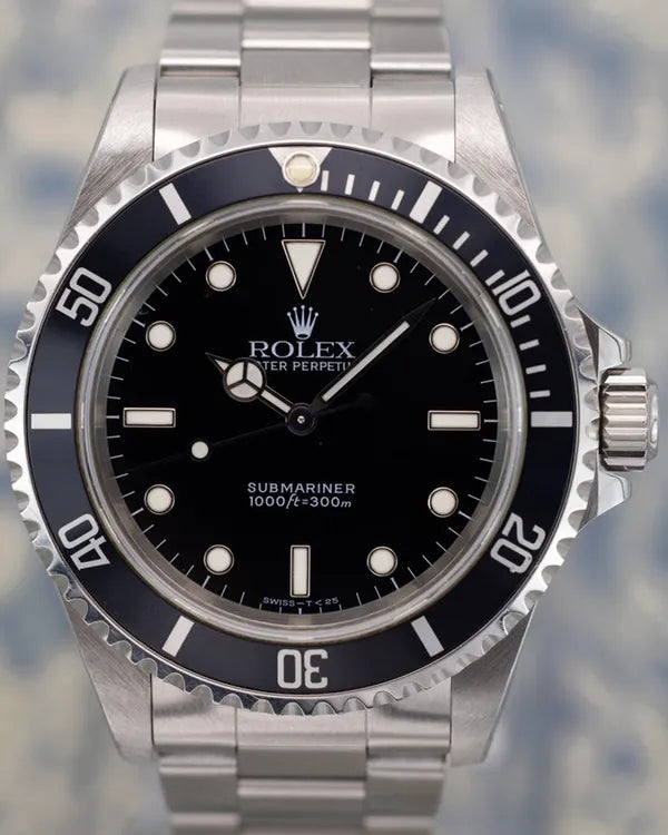 Rolex Submariner No Date 40MM Black Dial Oyster Bracelet (14060)