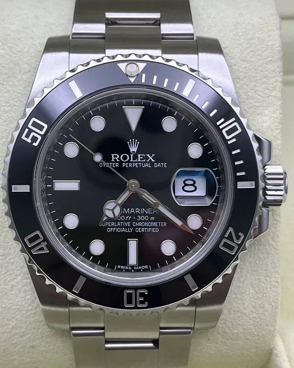 2010 Rolex Submariner Date 40MM Black Dial Oyster Bracelet (116610LN)
