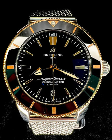 Breitling Superocean Heritage S.E. 44MM Black Dial Steel Bracelet (UB2030121B1A1)