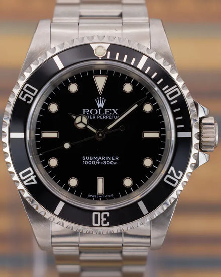 1994 Rolex Submariner No Date 40MM Black Dial Oyster Bracelet (14060)