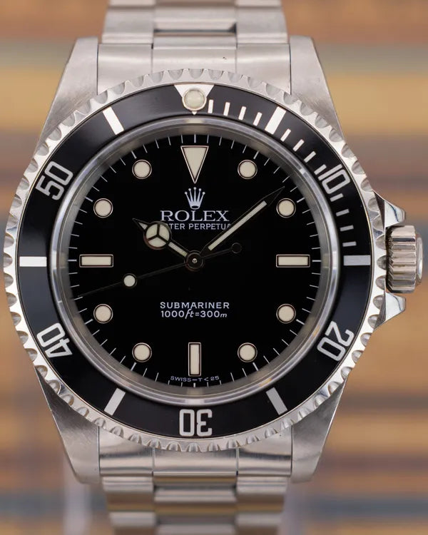 Rolex Submariner No Date 40MM Black Dial Oyster Bracelet (14060)