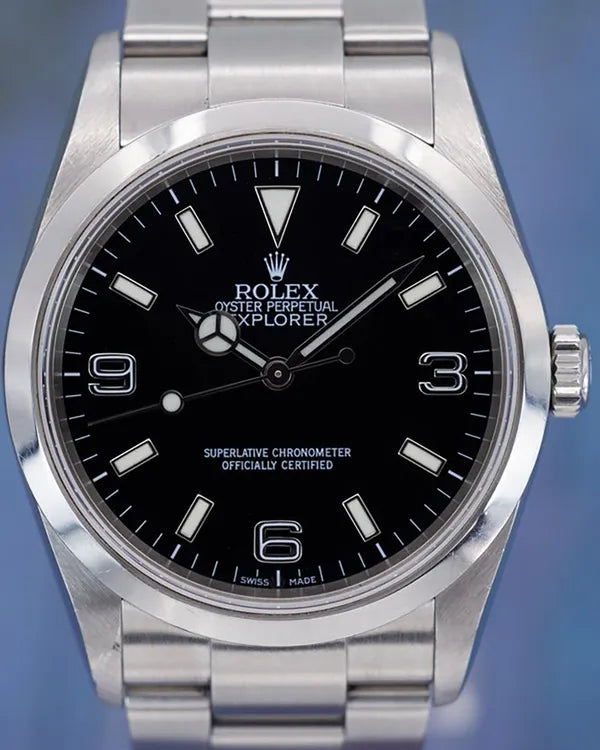 Rolex Explorer 36MM Black Dial Oyster Bracelet (114270)